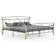 vidaXL Metal 100cm Sengeramme 200x200cm