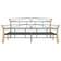 vidaXL Metal 100cm Sengeramme 200x200cm