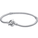 Pandora Moments Marvel The Avengers Logo Clasp Snake Chain Bracelet - Silver