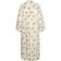 Part Two Nianna Jurk Dress - White Cap Grey Leaf Print