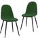 vidaXL Chaises À Manger Lot 2 Vert Foncé Velours Chaise de Cuisine 87cm 2pcs