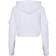 Urban Classics Ladies Short Worker Hoody - White