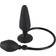 You2Toys True Black Inflatable Butt Plug Large