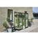 Halls Greenhouses Qube 26 1.2m² Aluminium Sicherheitsglas