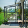 Halls Greenhouses Qube 68 4.7m² Aluminium Sicherheitsglas