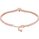 Pandora Sparkling Heart Tennis Bracelet - Rose Gold/Pink