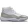 Nike Jordan 11 Retro White Metallic Silver Women's