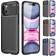 CaseOnline Carbon Silicone Case for iPhone 13