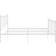 vidaXL Metal 99cm Sengeramme 200x200cm