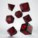 Q Workshop Dragons RPG Black & Red Dice Set