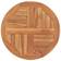 vidaXL Round Bordplade 60cm