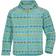 Didriksons Monte Printed Kid's Full-Zip - Waveprint Turquoise (504100-868)