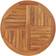 vidaXL Round Bordplade 80cm