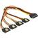 DeLock SATA-3SATA M-F 0.3m