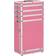 vidaXL Makeupkuffert Aluminium Pink