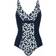 Abecita English Garden Swimsuit - Blue/White