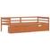 vidaXL Solid Pine Wood Sengeramme 90x200cm