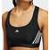 Adidas Powerreact Training Medium-Support 3-Stripes Bra - Black/White