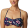Abecita Hawaii Twisted Bandeau Bra - Blue/Patterned