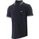 HUGO BOSS Stretch Cotton Slim Fit Curved Logo Polo Shirt - Dark Blue