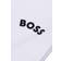 HUGO BOSS Stretch Cotton Slim Fit Curved Logo Polo Shirt - White