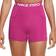 Nike Pro Dri-FIT 3" High-Rise Training Shorts Women - Active Pink/White