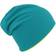 Atlantis Extreme Reversible Jersey Slouch Beanie - Turquoise/Safety Green