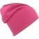 Atlantis Extreme Reversible Jersey Slouch Beanie - Fuchsia/Grey