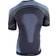 UYN Evolutyon UW Short Sleeve Shirt Men - Anthracite Melange/Blue/Yellow Shiny