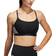 adidas Aeroreact Training Light Support 3-Stripes Bra - Black/White