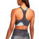 NIKE Yoga Dri-FIT Swoosh Medium-Support Printed Sports Bra - Dark Smoke Grey/Iron Grey