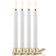 Sirius Sille White Luces de Árbol de Navidad 4 Lámparas 4pcs