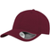 Atlantis Groovy Canvas 6 Panel Cap - Burgundy