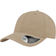 Atlantis Groovy Canvas 6 Panel Cap - Stone