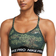 NIKE Pro Dri-FIT Indy Light-Support Padded Strappy Printed Sports Bra - Treeline/Black/Black/White