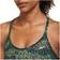 NIKE Pro Dri-FIT Indy Light-Support Padded Strappy Printed Sports Bra - Treeline/Black/Black/White