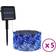 vidaXL Solar String Light 200 Lamps 5pcs