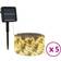 vidaXL Solar String Light 200 Lamps 5pcs