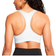 Nike Swoosh Futura Sports Bra - White/Black