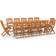vidaXL 3086979 Matgrupp, 1 Bord inkl. 12 Stolar