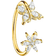 Thomas Sabo Charm Club Butterfly with Flower Ring - Gold/Transparent