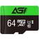 AGI TF138 microSDXC Class 10 UHS-I U1 90/30MB/s 64GB +Adapter