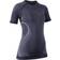 UYN Evolutyon UW Short Sleeve Shirt Women - Charcoal/Anthracite/Aqua