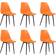 vidaXL - Kitchen Chair 84cm 6pcs