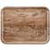 Cambro Madeira Laminate Canteen Serveringsbricka