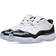 NIKE Air Jordan 11 Retro Low M - White/Black/Emerald Rise