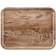 Cambro Madeira Laminate Canteen Serving Tray