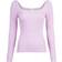 Neo Noir Corine Knit Blouse - Lavender