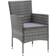 vidaXL 3094981 Matgrupp, 1 Bord inkl. 4 Stolar