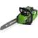 Greenworks GD40CS18 Motosega a Batteria con Motore Brushless, Lunghezza Barra 40cm, Velocità Catena 20m/s, 3,81kg, Auto-Lubrificante, Protezione Anti